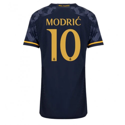 Dámy Fotbalový dres Real Madrid Luka Modric #10 2023-24 Venkovní Krátký Rukáv